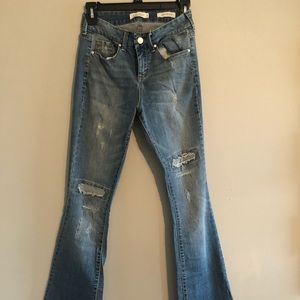 Jessica Simpson Uptown Slim Flare Jean